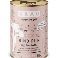 Grau Adult | Rind Pur | 6x Hundefutter