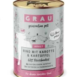 Grau Adult | Rind, Karotte & Kartoffel | 6x Hundefutter