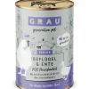 Grau Senior | Geflügel & Ente | 6x Hundefutter