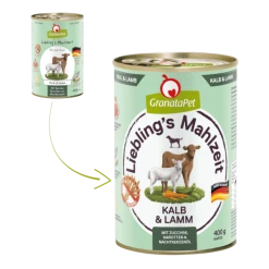 GranataPet Lieblings's Mahlzeit | Mit Kalb & Lamm | 6 Dosen Hundenassfutter