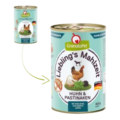 GranataPet Lieblings's Mahlzeit | Mit Huhn & Pastinaken | 6 Dosen Hundenassfutter