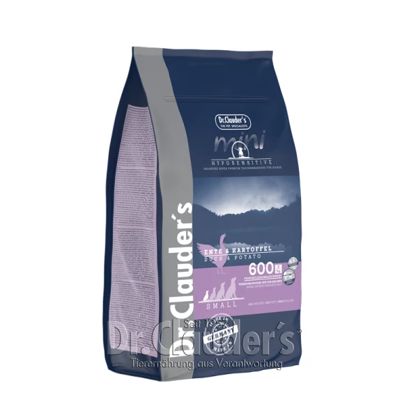 DR. CLAUDERS Best Choice Hyposensitive Mini | Mit Ente & Kartoffeln | 2 Kg 1 DR. CLAUDERS Best Choice Hyposensitive Mini | Mit Ente & Kartoffeln | 2 Kg