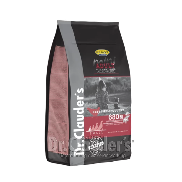 DR. CLAUDERS Best Choice Dog Mini Adult | Mit Frischfleisch | 2 Kg 1 DR. CLAUDERS Best Choice Dog Mini Adult | Mit Frischfleisch | 2 Kg