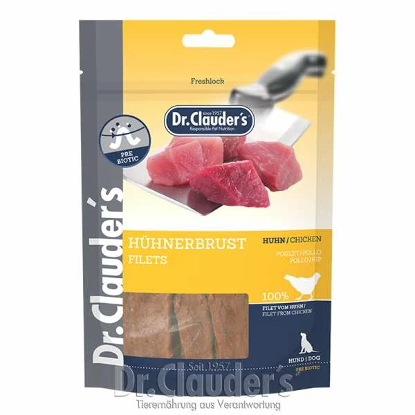DR. CLAUDERS Dr. Clauder´s Hühnerbrustfilet | 10x 80g Hundesnack 1 DR. CLAUDERS Dr. Clauder´s Hühnerbrustfilet | 10x 80g Hundesnack