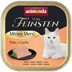 Animonda Vom Feinsten MILD | Mit Pute & Lachs | 32x 100g