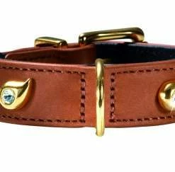 Hunter Hundehalsband By Tamara Comolli, Golden Snowflakes, Mit Swarowski Elements