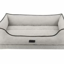 Nobby Orthopädisches Komfortbett LAGO | Eckig | Hellgrau