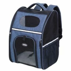 Nobby Rucksack RANA | Blau | Leinenoptik | 32 X 25 X 42 Cm