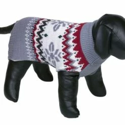 Nobby Hundepullover PIANA | Grau Mit Wintermuster