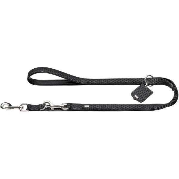 Hunter Verstellbare Führleine HELLA REFLECT | Schwarz 1 Hunter Verstellbare Führleine HELLA REFLECT | Schwarz