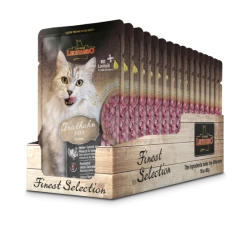 LEONARDO® Truthahn Pur | 16x 85g Pouches Katzenfutter