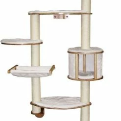 Kerbl Wandkratzbaum Dolomit XL | Weiß | Für Katzen