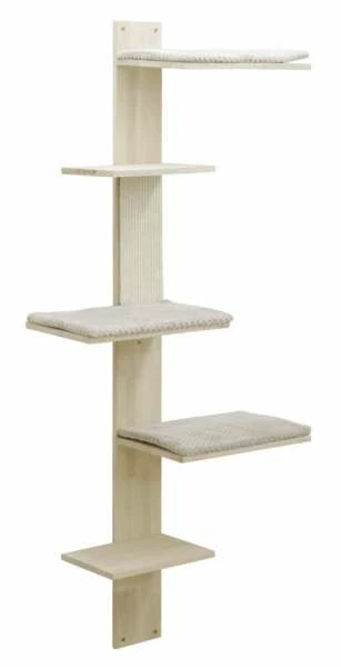 Kerbl Wandkratzbaum Timber | Natur/Taupe | Für Katzen 1 Kerbl Wandkratzbaum Timber | Natur/Taupe | Für Katzen