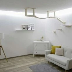 Kerbl Katzenspielplatz Top XL | Natur/Weiss | Für Katzen