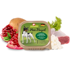 GranataPet Mini Royal | Mit Lamm, Kartoffel & Fenchel | 11 Schälchen Hundefutter