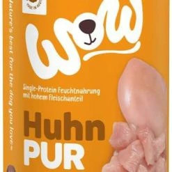 WOW PUR | Single Protein | Mit Huhn | 6x 400g Hundefutter