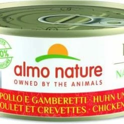 Almo Nature Cat | Mit Huhn & Garnelen | 6x 150 G Katzenfutter