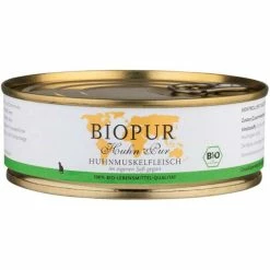 BIOPUR Cat | Mit Huhnmuskelfleisch | 6x200g Katzenfutter