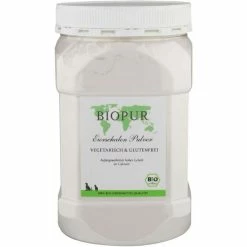 BIOPUR Dog | Bio Eierschalen Pulver | 600g Ergänzungs-Hundefutter