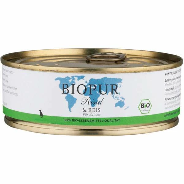 BIOPUR Cat | Mit Rind & Reis |Glutenfrei | 6x200g 1 BIOPUR Cat | Mit Rind & Reis |Glutenfrei | 6x200g
