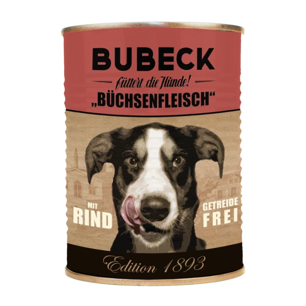Bubeck Meine Mahlzeit Edition 1893 | Büchsenfleisch Mit Rind | Hundefutter 1 Bubeck Meine Mahlzeit Edition 1893 | Büchsenfleisch Mit Rind | Hundefutter
