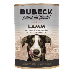 Bubeck | Mit Lamm, Reis, Hüttenkäse & Flohsamenschalen