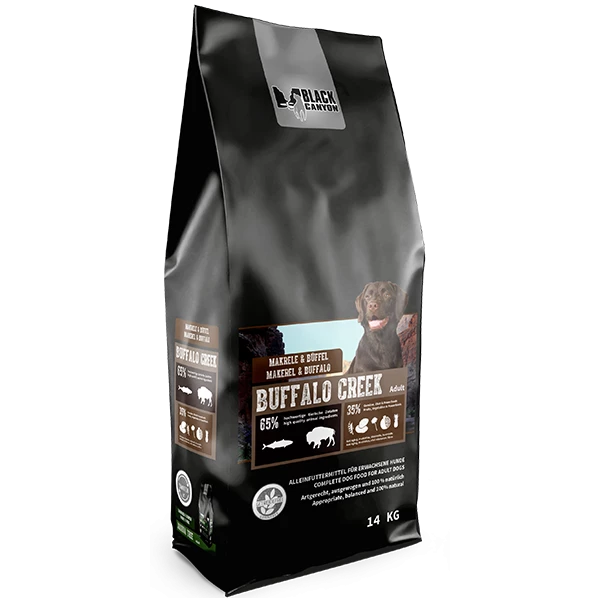 BLACK CANYON® Buffalo Creek | Mit Makrele & Büffel | Gluten- Und Getreidefrei 1 BLACK CANYON® Buffalo Creek | Mit Makrele & Büffel | Gluten- Und Getreidefrei