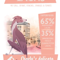 PETpoint-Charly Charlys Delicate Superfood | Mit Lachs, Dill & Spinat | Getreidefreies Hundefutter