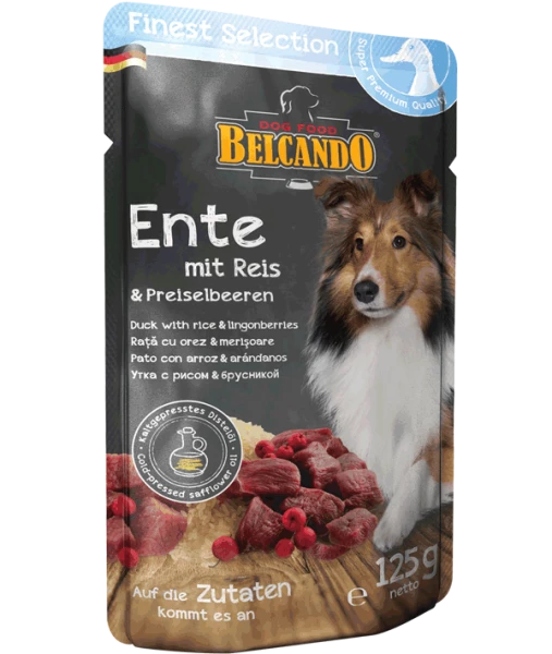 Belcando Finest Selection | Mit Ente, Reis & Preiselbeeren 1 Belcando Finest Selection | Mit Ente, Reis & Preiselbeeren