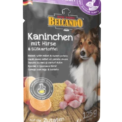 Belcando Finest Selection | Kaninchen, Hirse & Süßkartoffel | 12x 125g Frischebeutel
