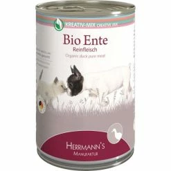 Herrmanns Kreativ Mix | 100% Bio Ente | Hunde- & Katzen Ergänzungsfutter