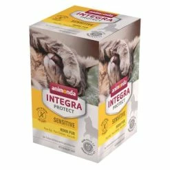 Animonda Integra Protect Cat Sensitive | Mit Huhn | 16 Schalen Katzenfutter