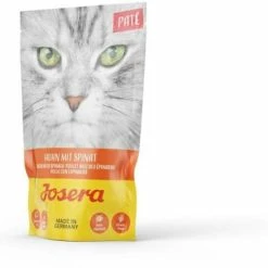 Josera Cat Paté | Mit Huhn & Spinat | 16x 85g Katzenfutter