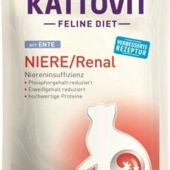 Kattovit Niere/Renal | Mit Ente | 24x85g Katzenfutter