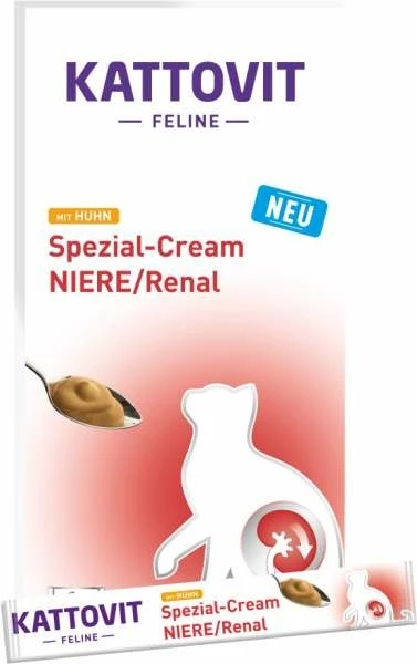 Kattovit Feline NIERE/Renal Spezial Cream | 6x 15g Katzensnack 1 Kattovit Feline NIERE/Renal Spezial Cream | 6x 15g Katzensnack