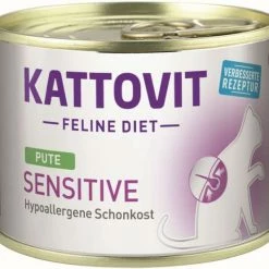 Kattovit Sensitive | Mit Pute | 12x185g Katzenfutter