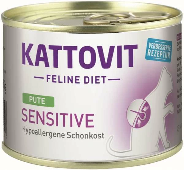 Kattovit Sensitive | Mit Pute | 12x185g Katzenfutter 1 Kattovit Sensitive | Mit Pute | 12x185g Katzenfutter