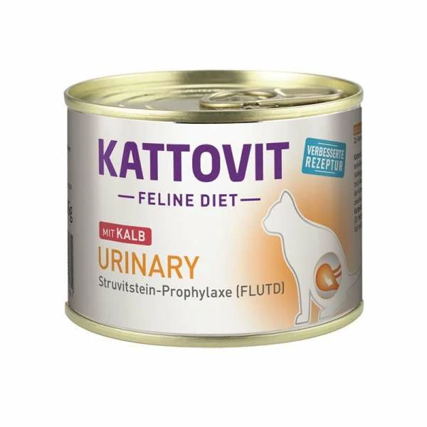 Kattovit Urinary | Mit Kalb | 12x185g Katzenfutter 1 Kattovit Urinary | Mit Kalb | 12x185g Katzenfutter