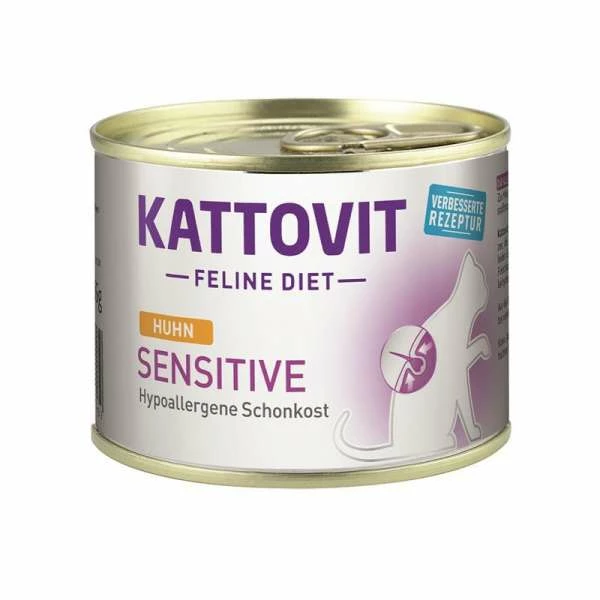 Kattovit Sensitive | Mit Huhn | 12x185g Katzenfutter 1 Kattovit Sensitive | Mit Huhn | 12x185g Katzenfutter