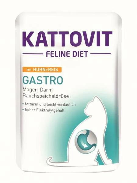 Kattovit Gastro | Huhn & Reis | 24x85g Katzenfutter 1 Kattovit Gastro | Huhn & Reis | 24x85g Katzenfutter