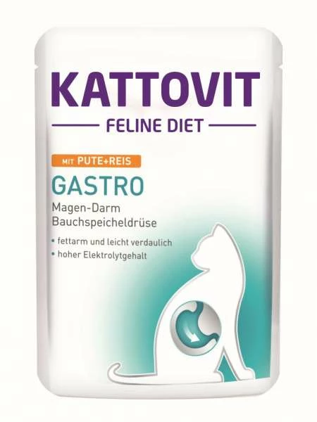 Kattovit Gastro | Mit Pute & Reis | 24x85g Katzenfutter 1 Kattovit Gastro | Mit Pute & Reis | 24x85g Katzenfutter