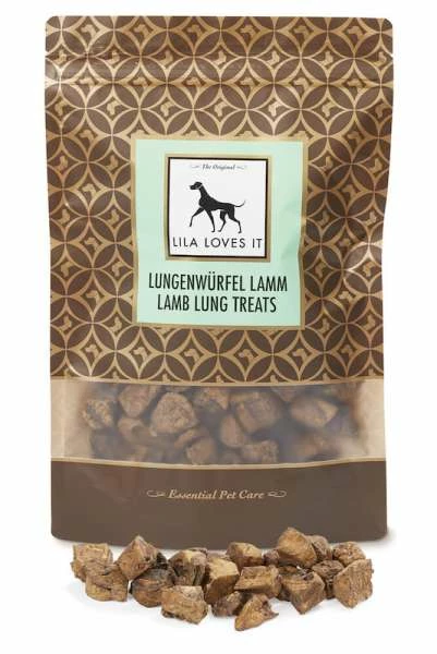LILA LOVES IT Lungenwürfel | Mit Lamm | 200 G Hundesnacks 1 LILA LOVES IT Lungenwürfel | Mit Lamm | 200 G Hundesnacks