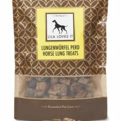 LILA LOVES IT Lungenwürfel | Mit Pferd | 200 G Hundesnacks