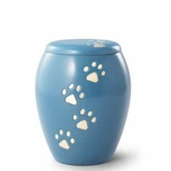 Völsing Tierurne Messing Und Cestal | Aus Hochwertigem Metall | Mit Pfötchen Verziert