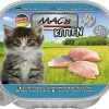 MACs Cat Kitten | Mit Pute, Huhn & Lachs | 16x100g Katzenfutter