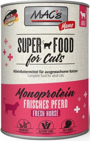 MACs Cat Mono | Mit Pferd | 6 Dosen Katzennassfutter 1 MACs Cat Mono | Mit Pferd | 6 Dosen Katzennassfutter