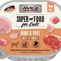 MACs Cat | Mit Rind & Pute | 16x100 G Katzenfutter