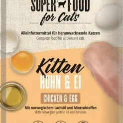 MACs Superfood Kitten | Mit Huhn & Ei | 12x 100 G Katzenfutter