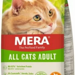 MERA DOG MeraCat All Cats Adult | Mit Huhn | 10 Kg Katzenfutter