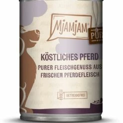 Mjamjam | Mit Pferd Pur | 6 Dosen Hundefutter